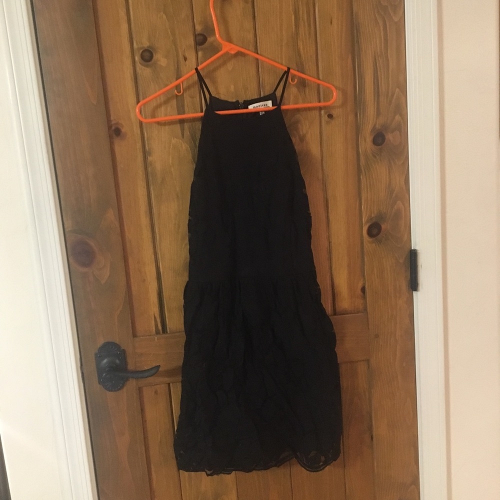 Black lace dress